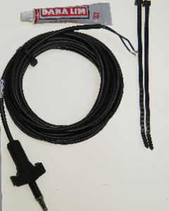 Temperature probe DOL-10 for installation in drinker lines